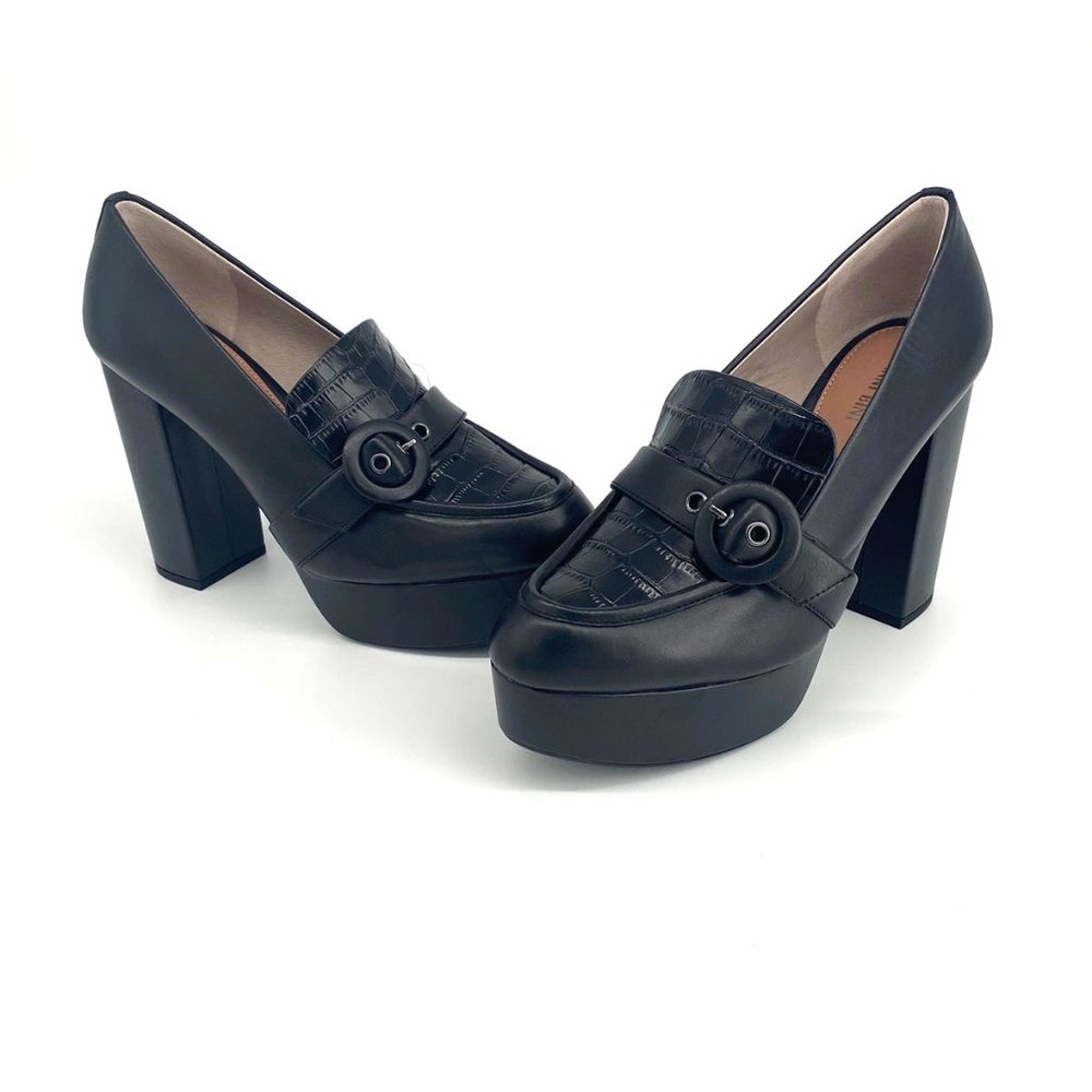 NWT Chunky Heel Platform Loafer